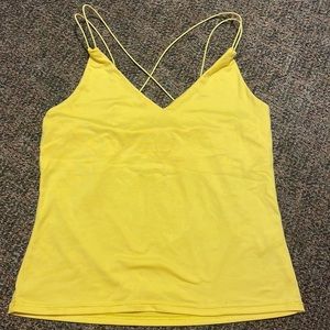 Yellow size medium GAZE tank top
